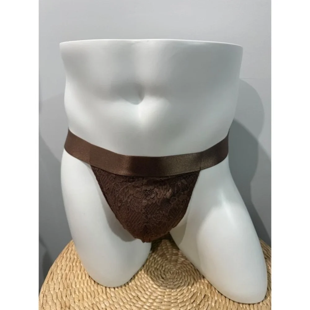 Cosabella Men's Never Say Never Lace Underwear Jock Strap DUE  L NWT